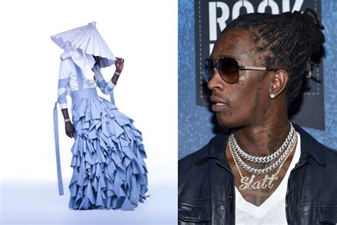 young thug with a dress